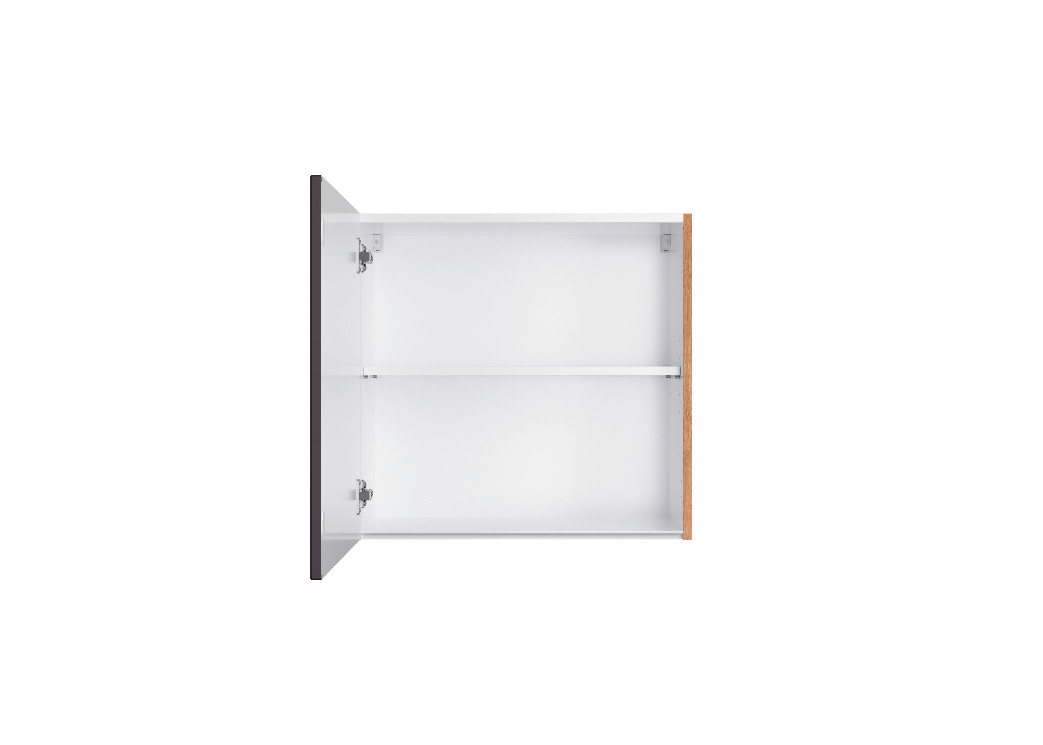 Küchenoberschrank Turin B:60cm Grau/Eiche Dekor - Eiche Wotan/Grau, Design (60/57/34cm) - Held