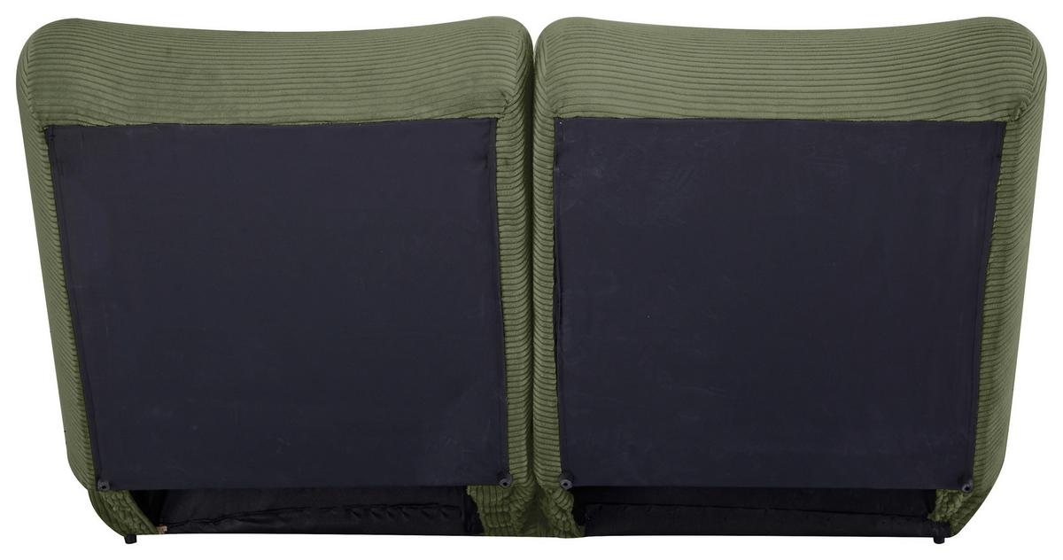 Schlafsofa Luna Olivgrün B: 159 Cm - Olivgrün, Design, Textil (159/88/160cm) - Livetastic