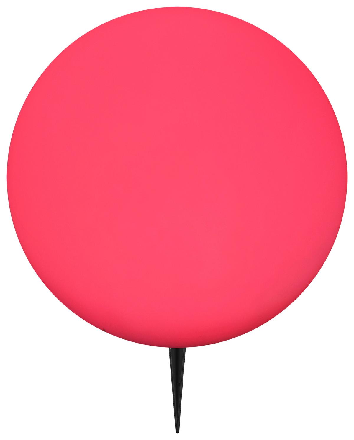 Solarleuchte Fiora - Schwarz/Weiß, MODERN, Kunststoff (30cm) - Homezone