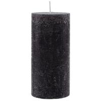 VÁLCOVÁ SVÍČKA LIA - černá, Moderní (6,8/15cm) - Premium Living