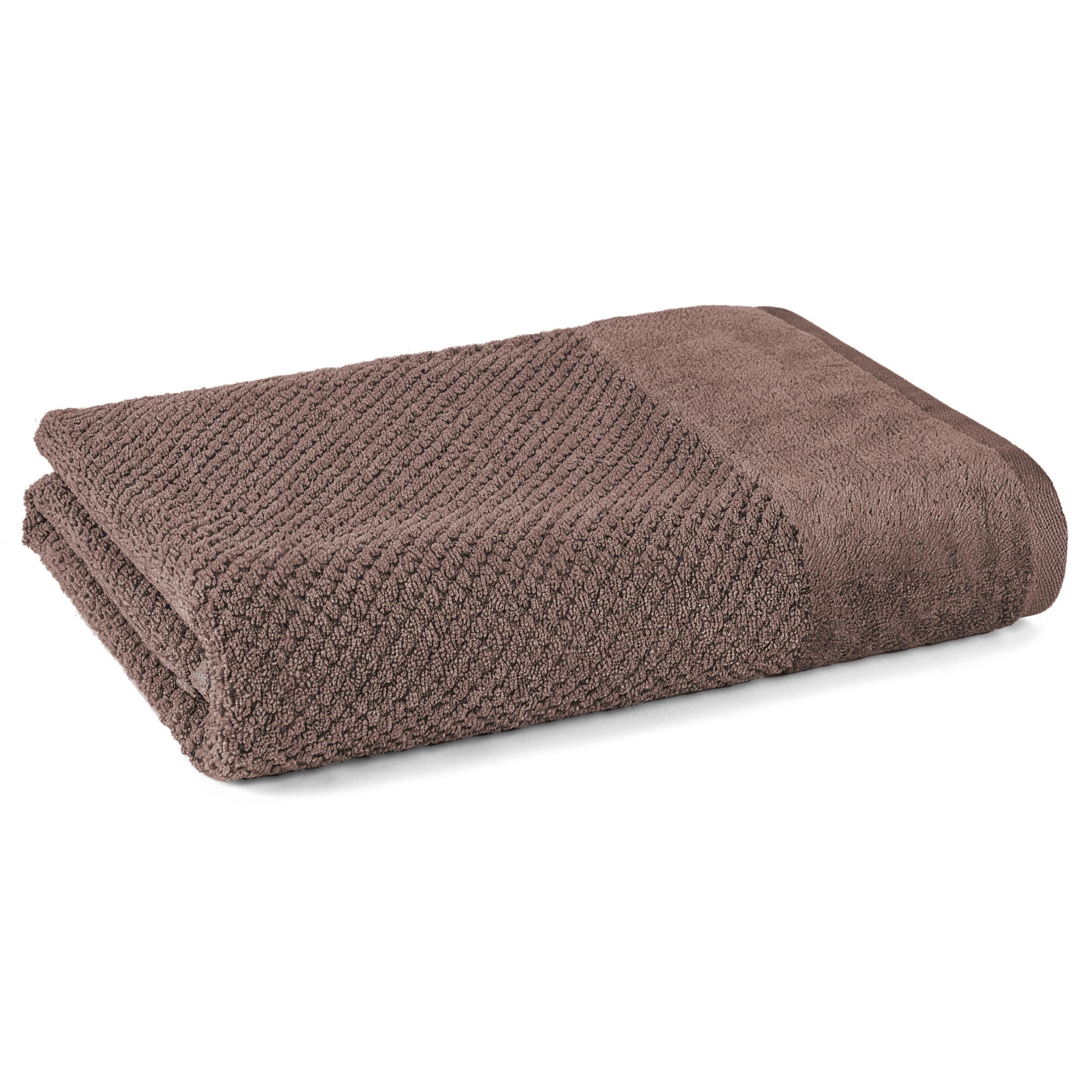 DUSCHTUCH Popcorn 70x140 cm Dunkelbraun - Basics (70/140cm)