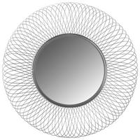 Wandspiegel Duke 425 Silber - Silberfarben, Basics, Glas/Holzwerkstoff (75/75/10cm) - Kayoom
