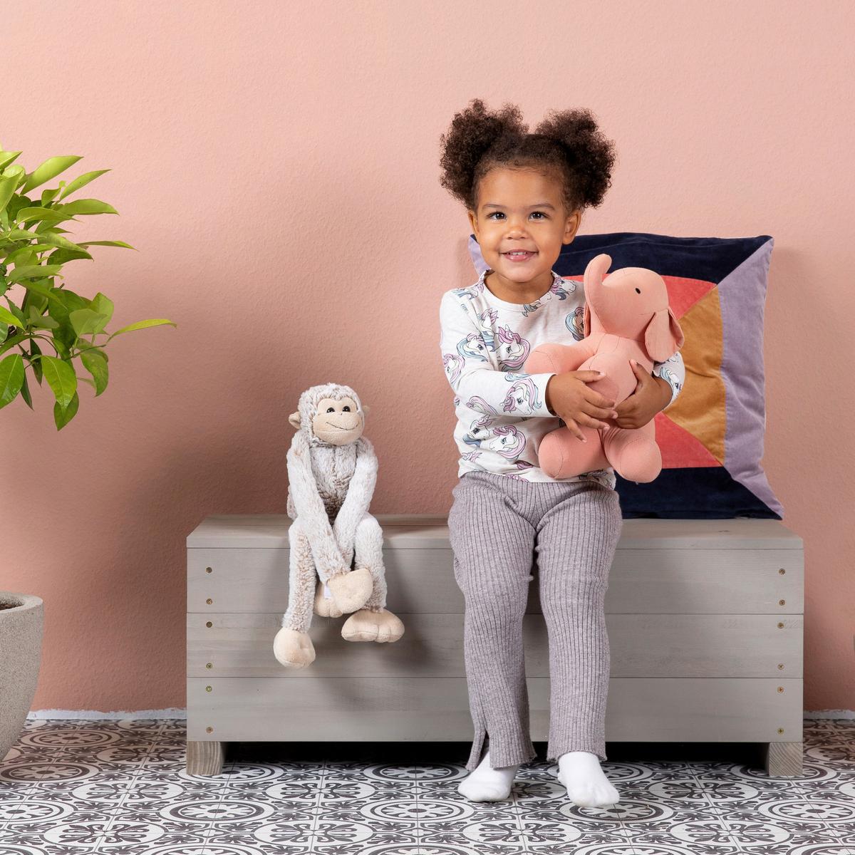 Kindersitzbank Discoverer Holz Grau LxBxH: 83x35x32 cm - Hellgrau, Basics, Holz (83/35/32cm) - MUDDY BUDDY