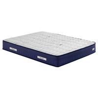 Taschenfederkernmatratze Athletic 90x200 Cm H3 H: 28 Cm - Weiß/Dunkelblau, Basics, Textil (90/200cm) - Yatas