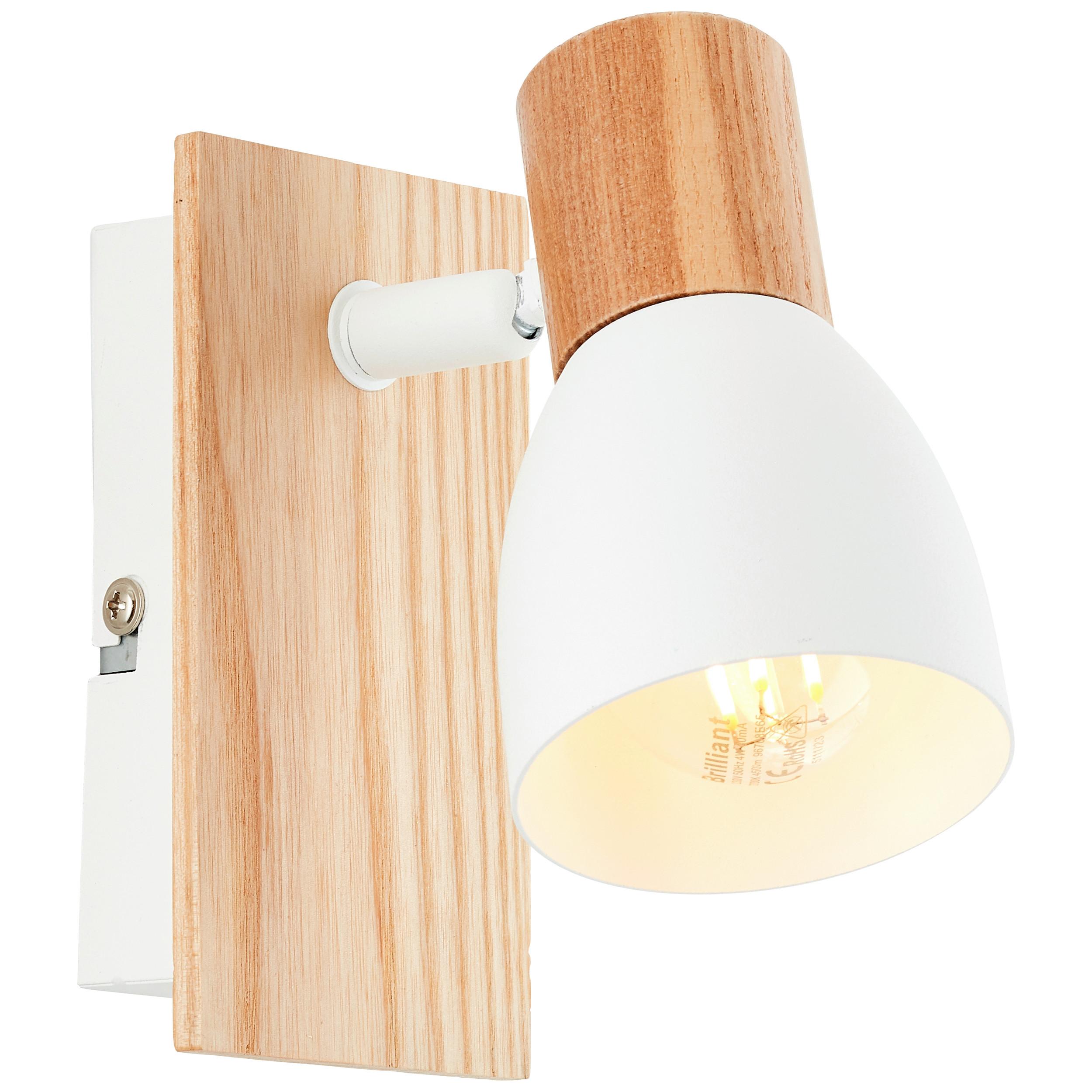 Strahler 99710/75 Daintree - Naturfarben/Weiß, Basics, Holz/Metall (7/14cm) - Brilliant