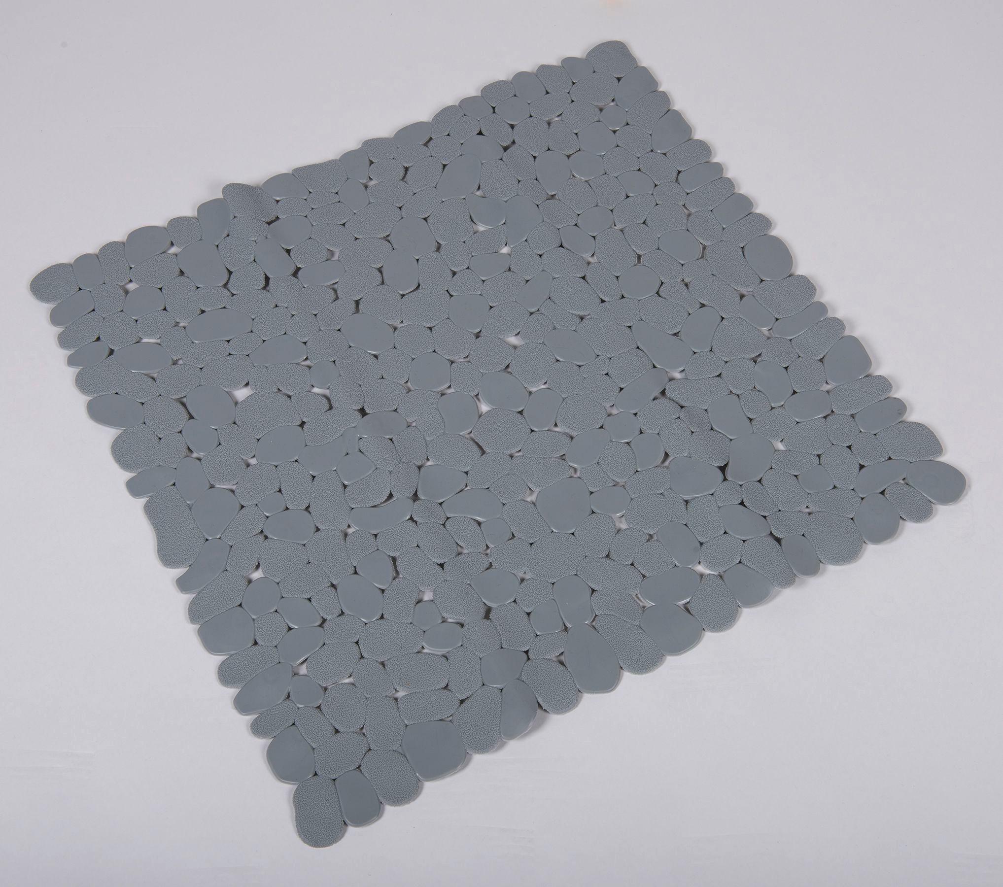 Zuhanybetét Stones - ezüst, műanyag (50/50cm)