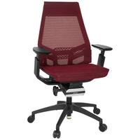 Drehstuhl Genidia Smart Black Höhenverstellbar Weinrot - Weinrot/Schwarz, MODERN, Kunststoff/Textil (70/112/55cm) - MID.YOU
