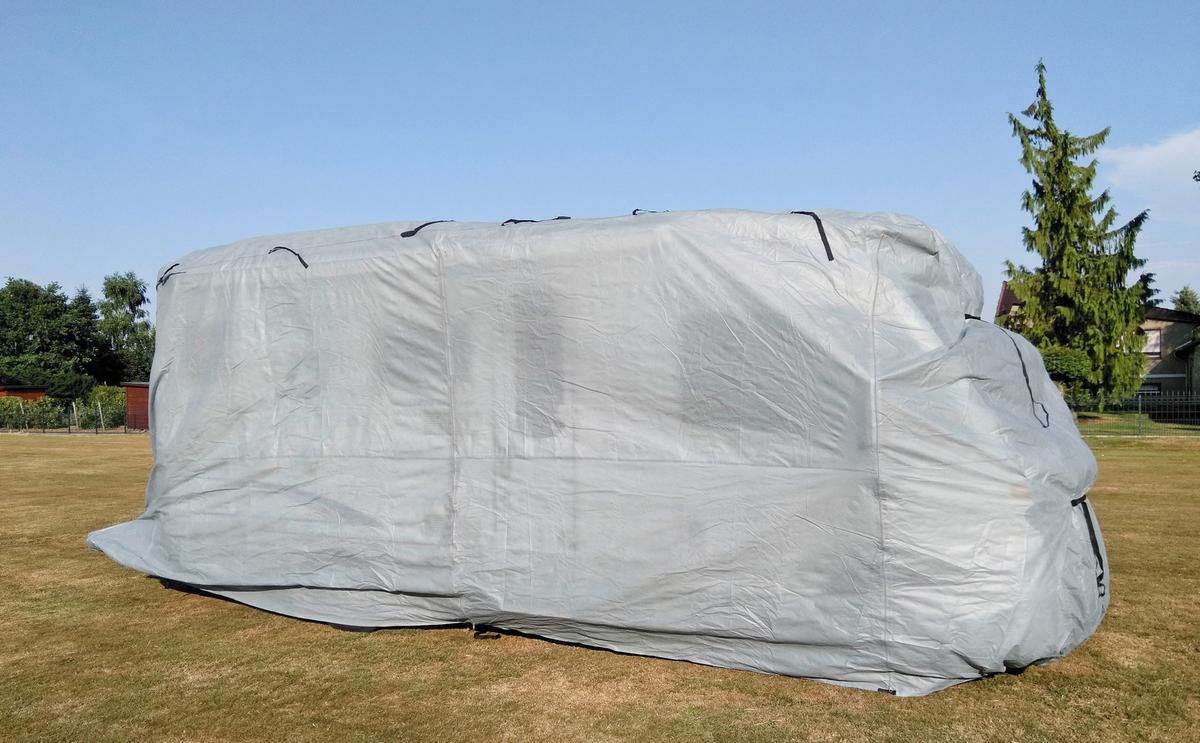 Schutzplane Abdeckplane Für Wohnmobil Gr. S Grau - Grau, Basics, Kunststoff (235/275/610cm)