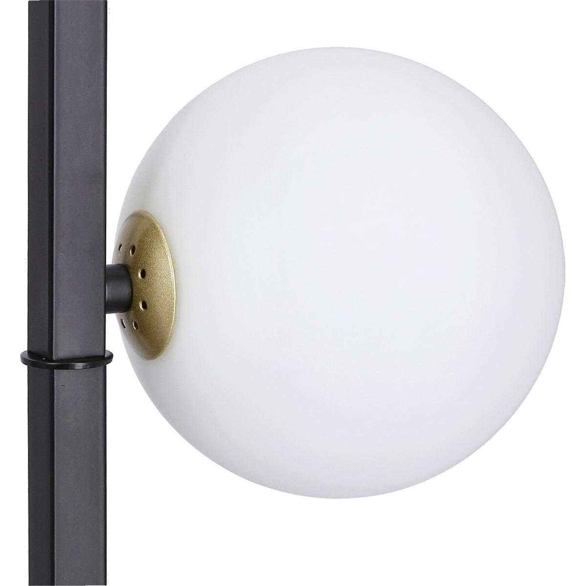 Stehleuchte 53-01238 Kama - Goldfarben/Schwarz, KONVENTIONELL, Kunststoff/Metall (34/29/150cm)