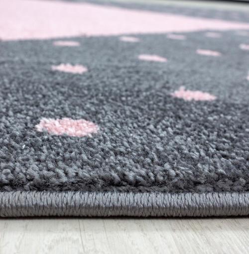 Dětský koberec SRDCE 120cm - pink, Trend, textil (120cm) - Ben'n'jen