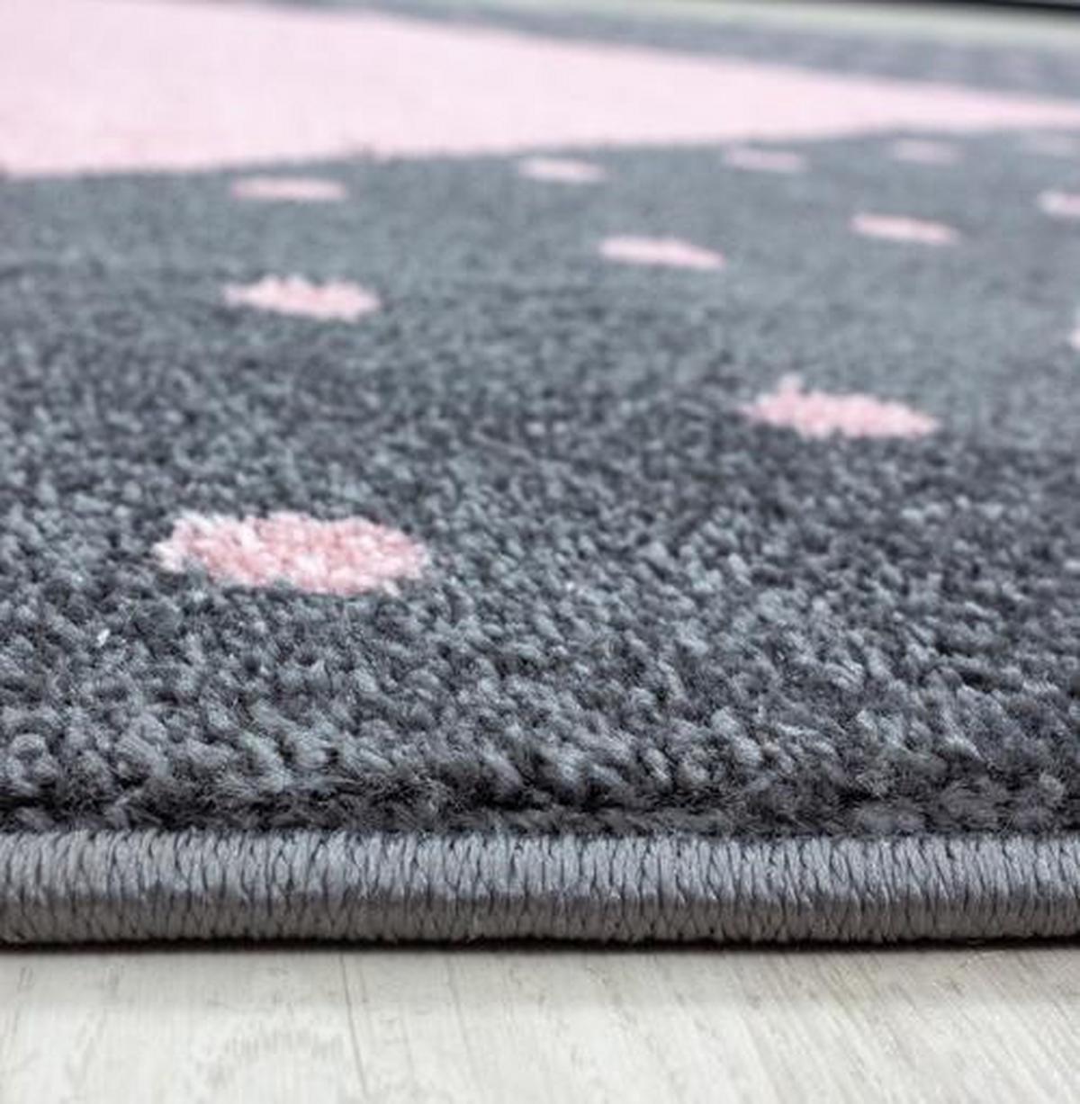 Detský koberec SRDCE 80x150 - pink, Trend, textil (80/150cm) - Ben'n'jen