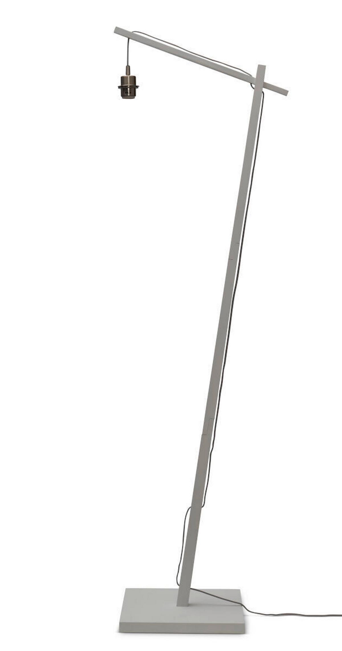Stehleuchte Cango/F/Ad/W/6025/N - Naturfarben/Weiß, Trend (176/60/36cm) - Good & Mojo