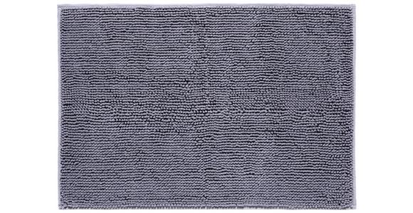 Badematte Anke Anthrazit 60x90 cm Rutschhemmend - Anthrazit, KONVENTIONELL, Textil (60/90cm) - Luca Bessoni