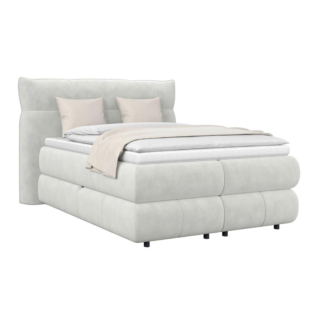 Boxspringbett Carmelo Creme 140x200 cm H3