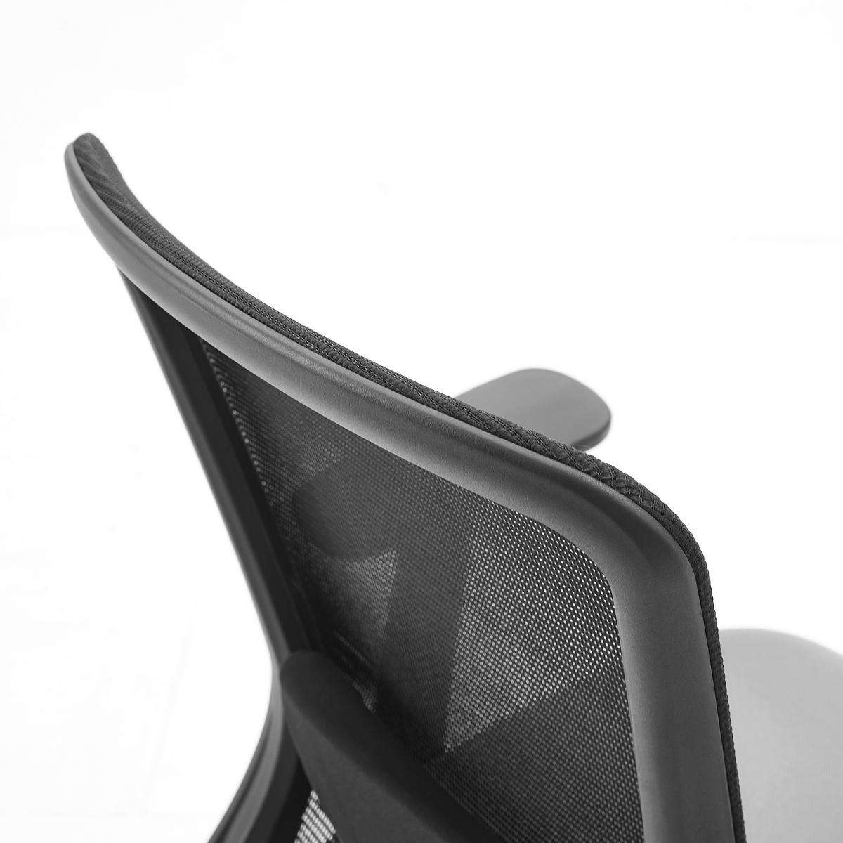 DREHSTUHL Sedito Grau/Schwarz B: 70cm - Schwarz/Grau, MODERN, Kunststoff/Textil (70/112/61cm) - MID.YOU