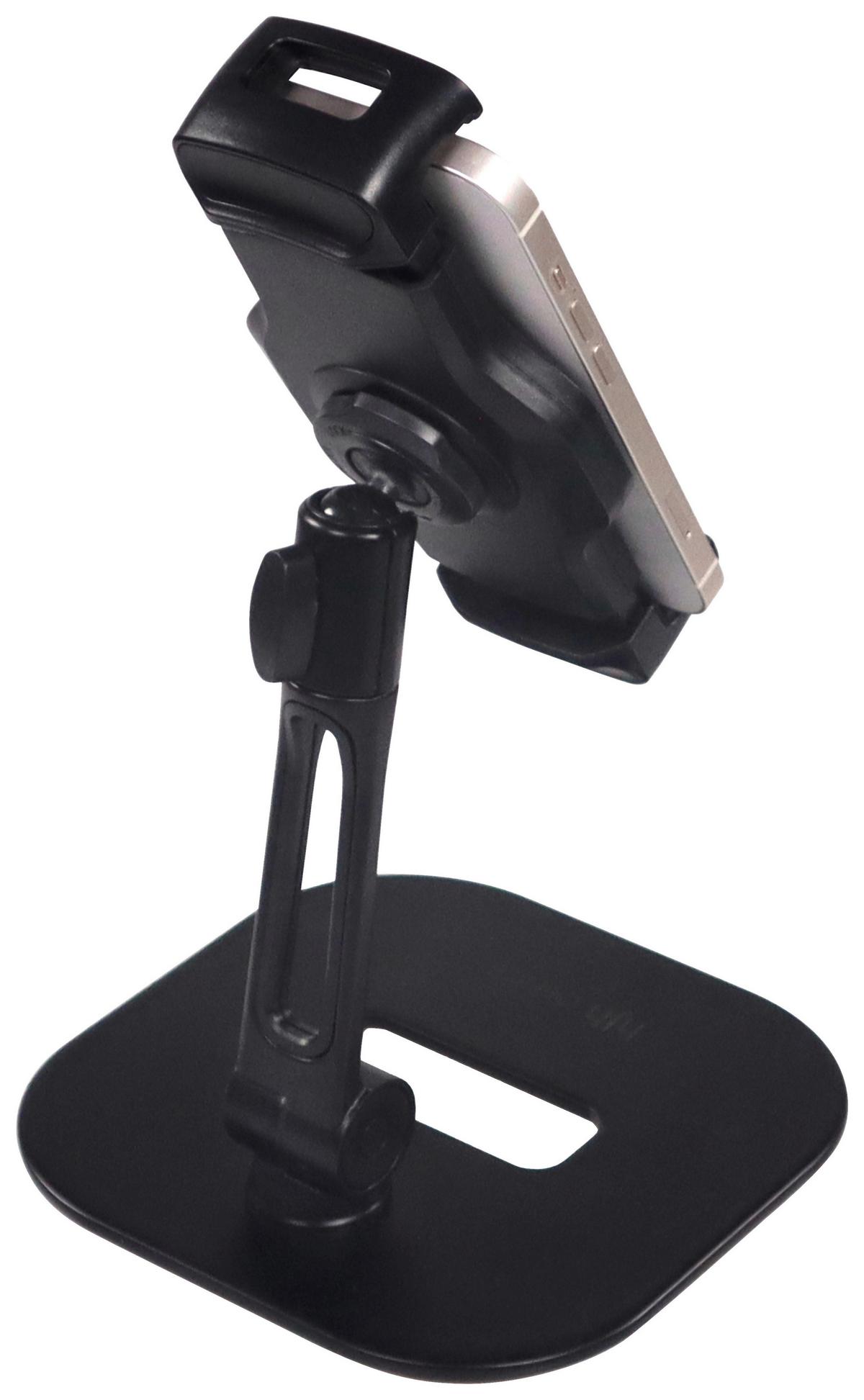 Handyhalterung Flexmobi Iv - Schwarz, MODERN, Kunststoff/Metall (15/19cm) - MID.YOU