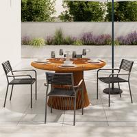 ZAHRADNÍ STŮL SANTORIN - přírodní barvy, Natur, dřevo (140/140/76cm) - Mömax