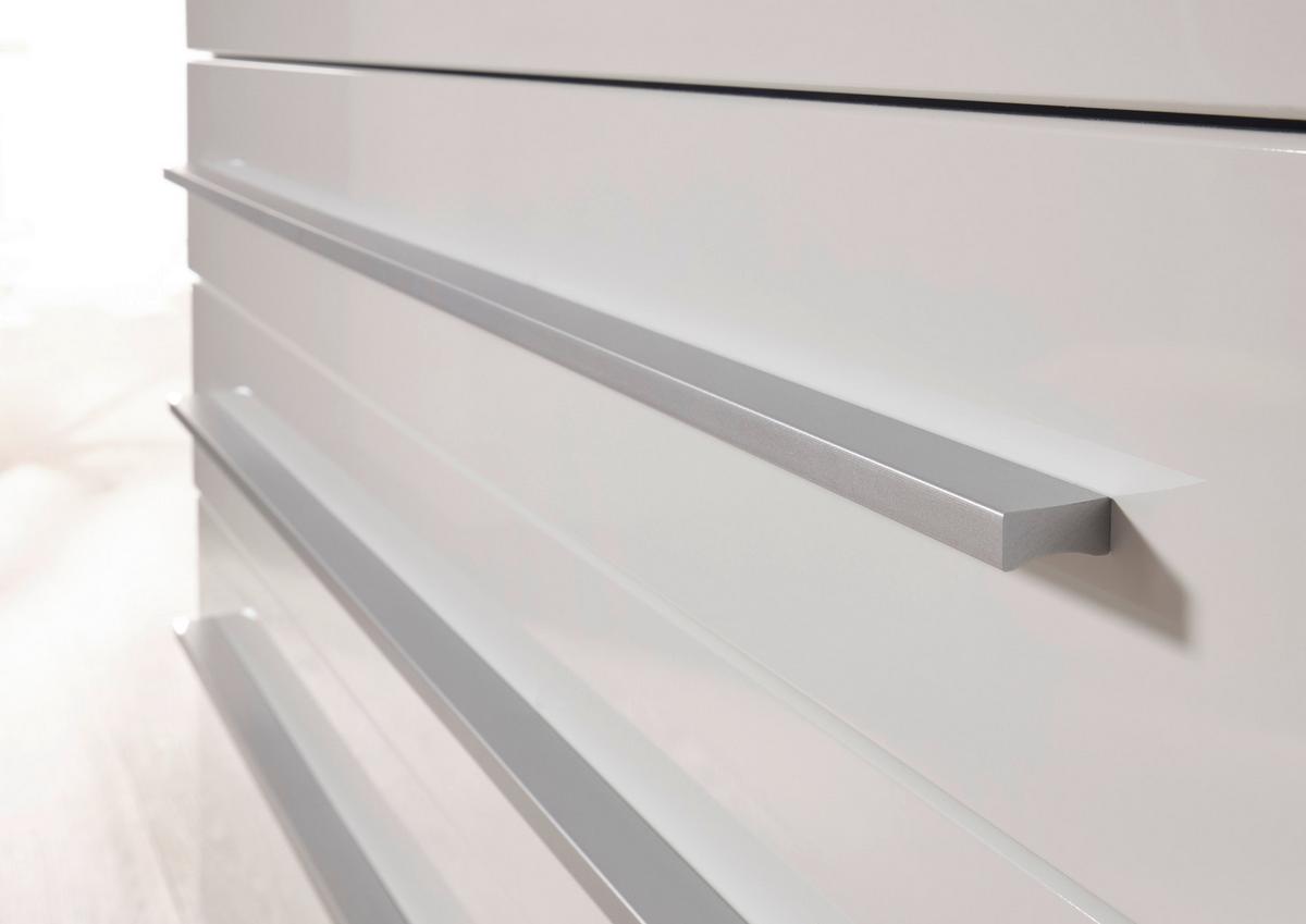 Küchenzeile Premium Mit Geräte B: 290 Cm Weiß/eiche Dekor - Wildeiche/Eichefarben, Basics, Holzwerkstoff (290cm) - Respekta