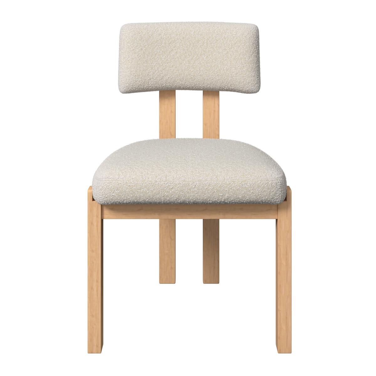 STOLIČKA JONNA - krémová/prírodná farba, Modern, drevo/textil (51/82/53cm) - Bessagi Home