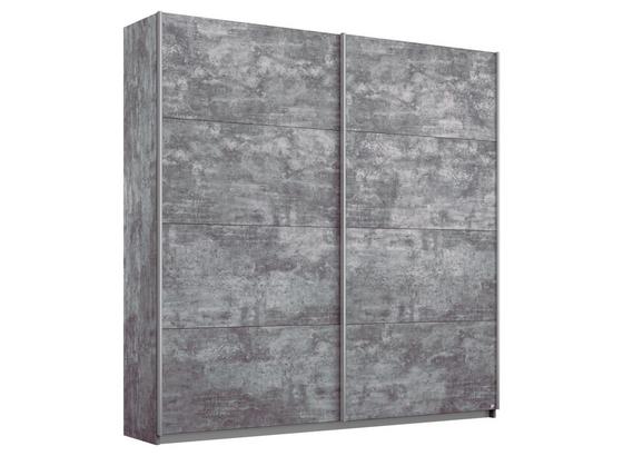 Schwebetürenschrank 181cm Belluno, Stone Grey Dekor - Grau, MODERN, Holzwerkstoff (181/210/62cm) Schwebetürenschrank 181cm Belluno, Stone Grey Dekor - Grau, MODERN, Holzwerkstoff (181/210/62cm)