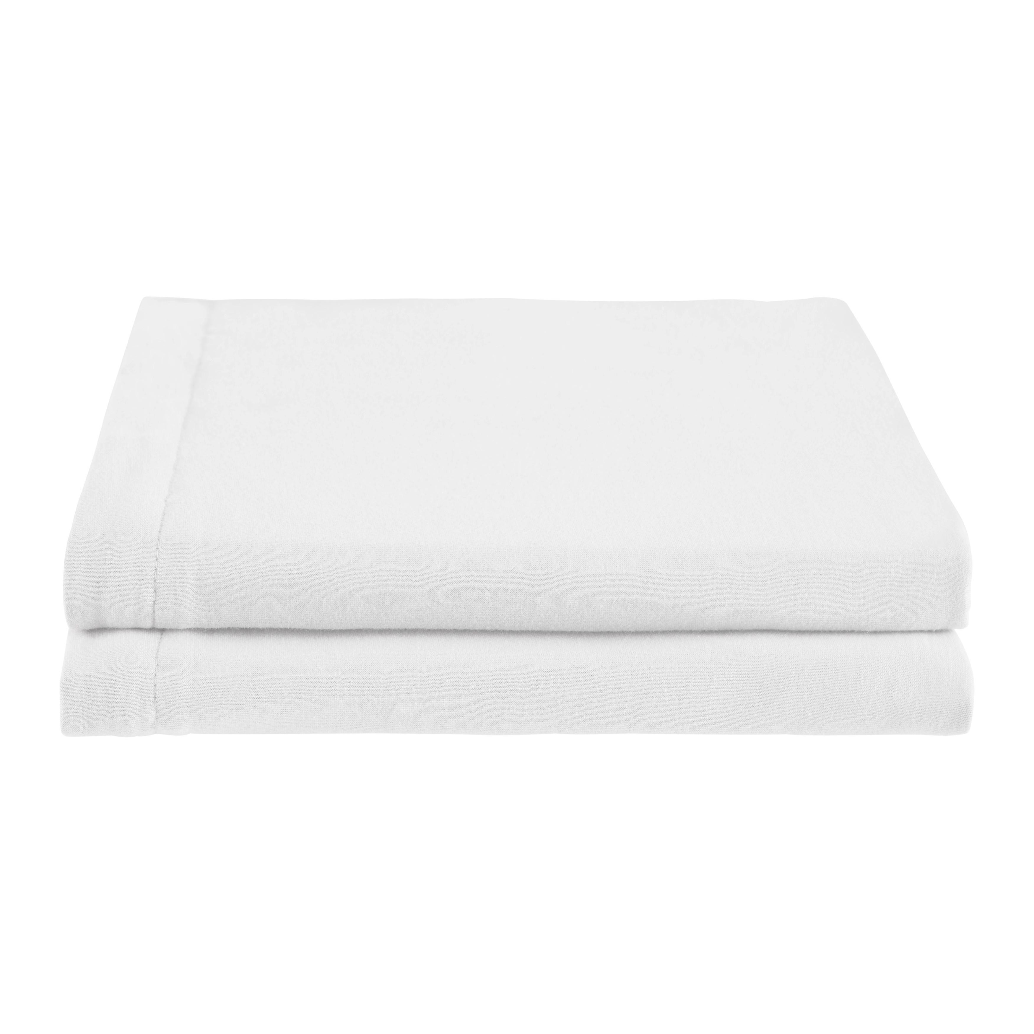 Kissenhülle Vicky - Doppelpack - Weiß, KONVENTIONELL, Textil (50/50cm) - Ele