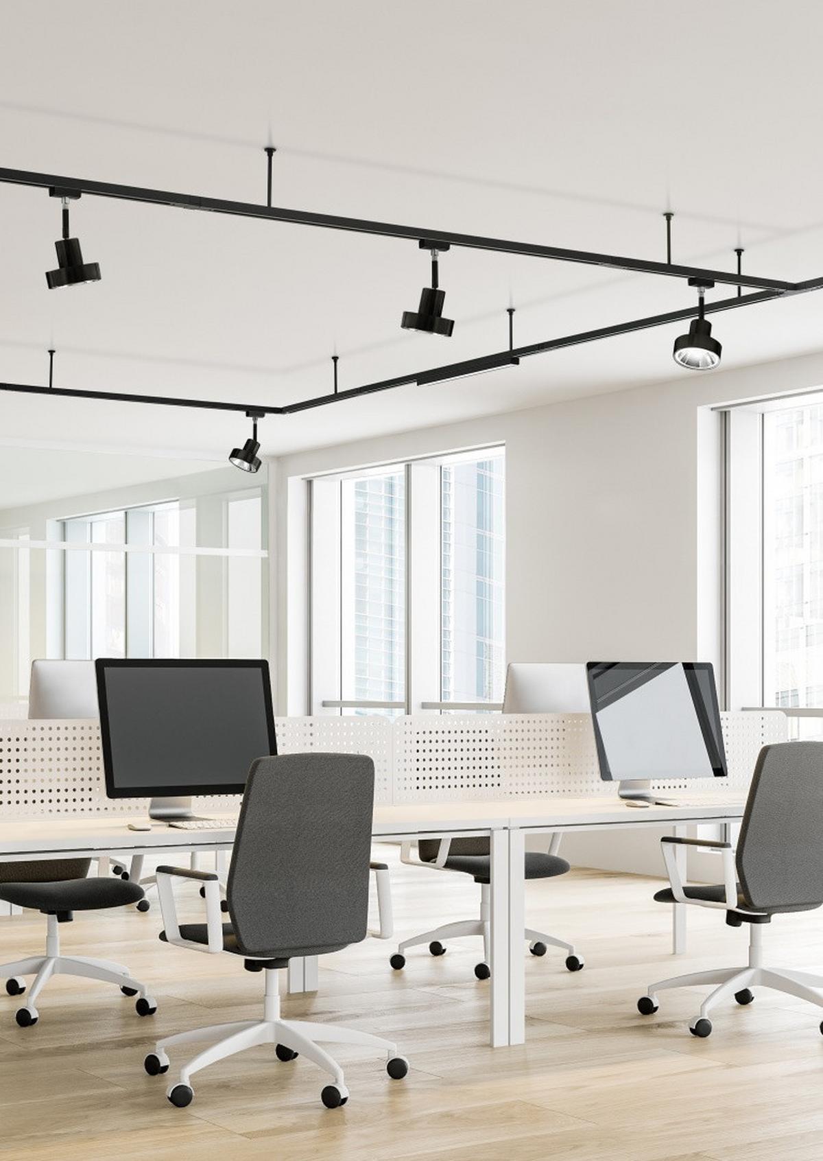 Schienensystem Duoline Linienverbinder 702132 Schwarz - Schwarz, Basics (9,6/2/3cm) - Trio Leuchten