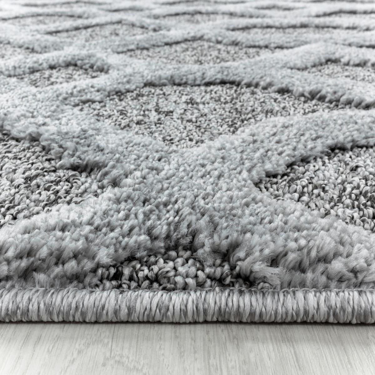 Tkaný koberec 160CM - šedá, Konvenční, textil (160cm)
