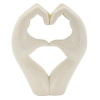 Skulptur Kunststoff, Cream - Basics, Kunststoff (16.5/20/7cm)