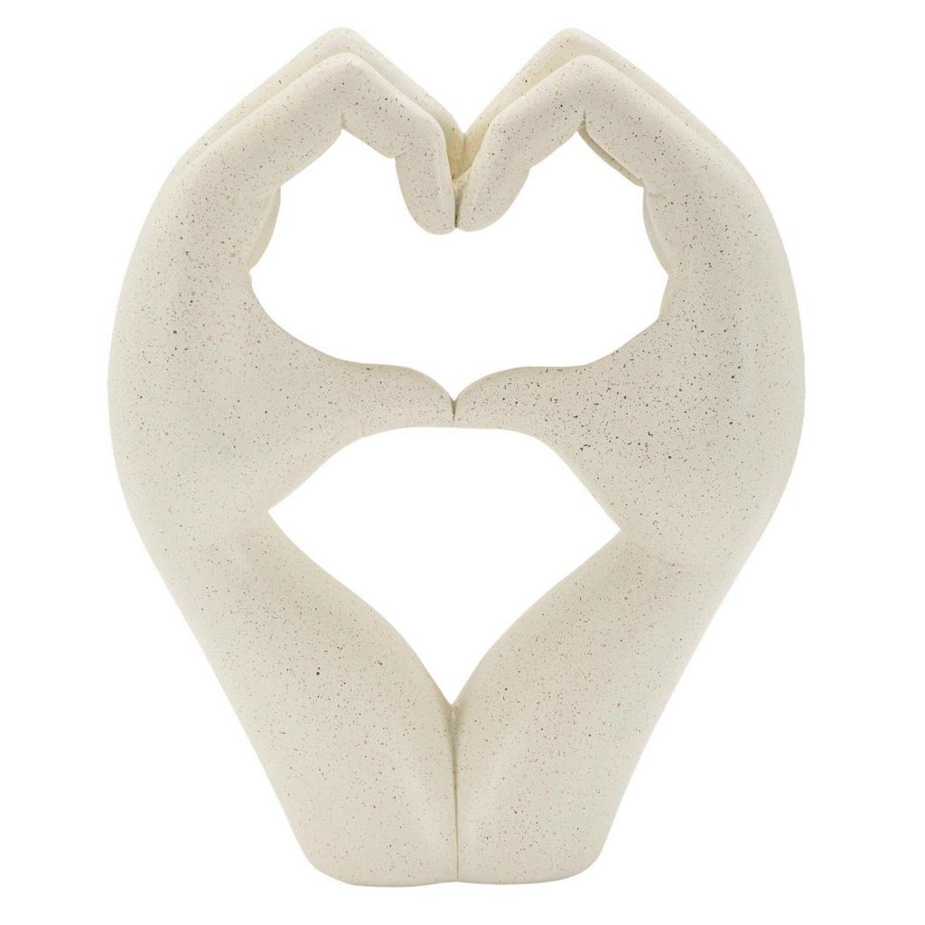 SKULPTUR Kunststoff, Cream