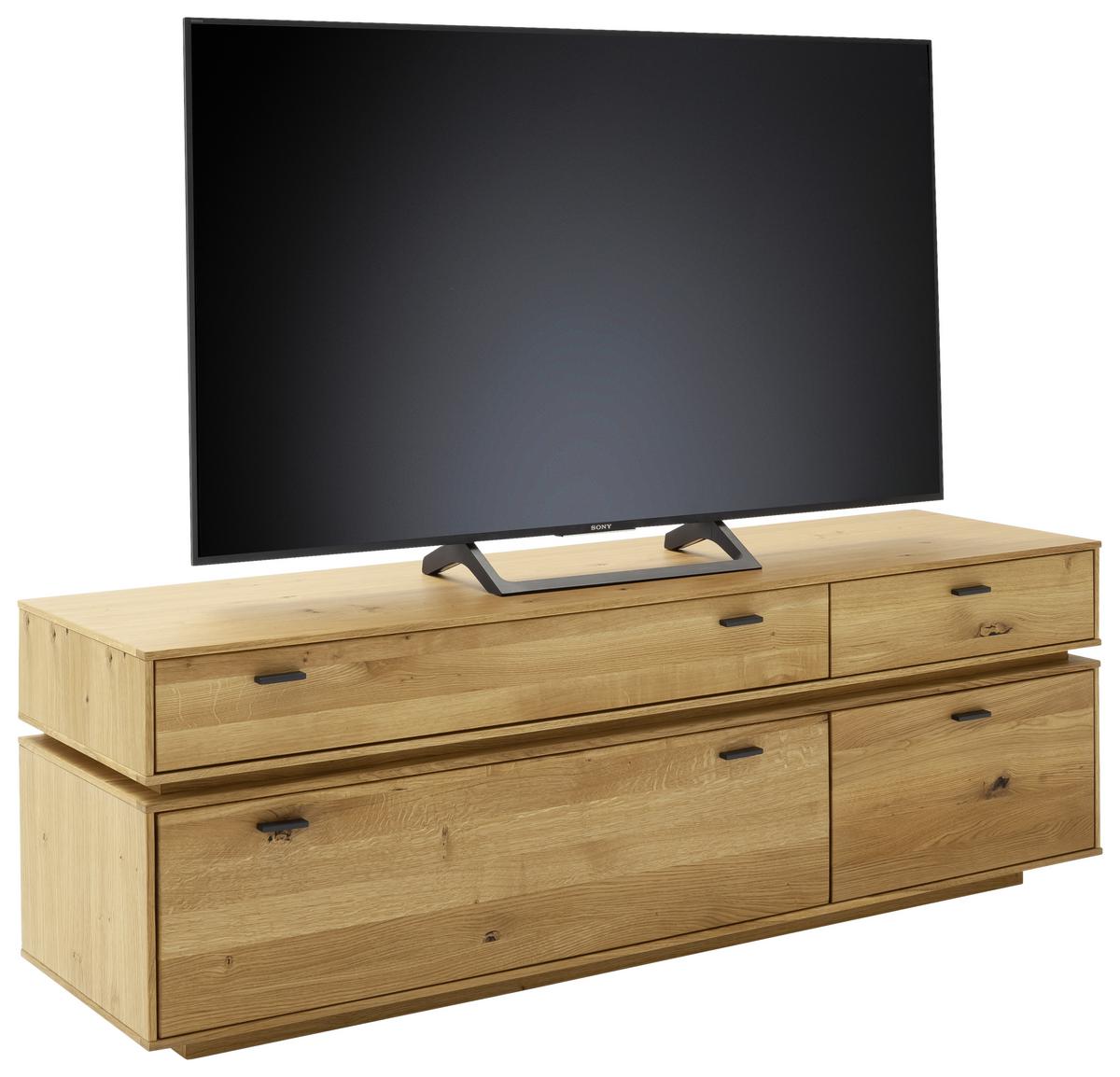 Lowboard Como B: 183 cm Wildeiche Massiv - Wildeiche, Natur, Holz/Holzwerkstoff (183/62/51cm) - MID.YOU