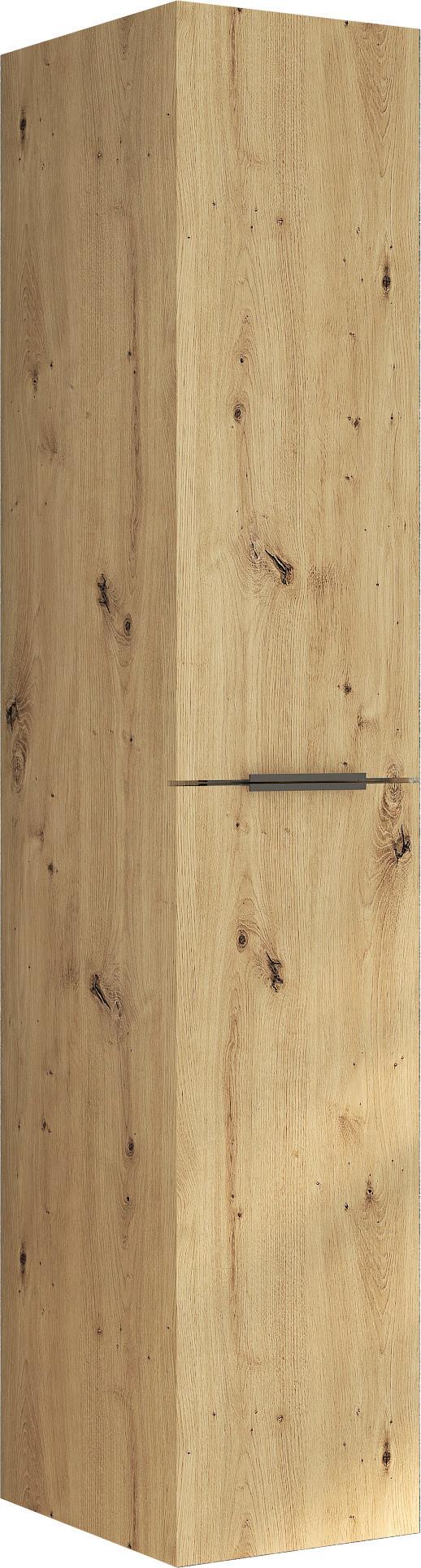 Hochschrank Sana Eiche Artisan Dekor B: 33 cm - Eiche Artisan, MODERN, Holzwerkstoff (33/166/33cm) - Stylife