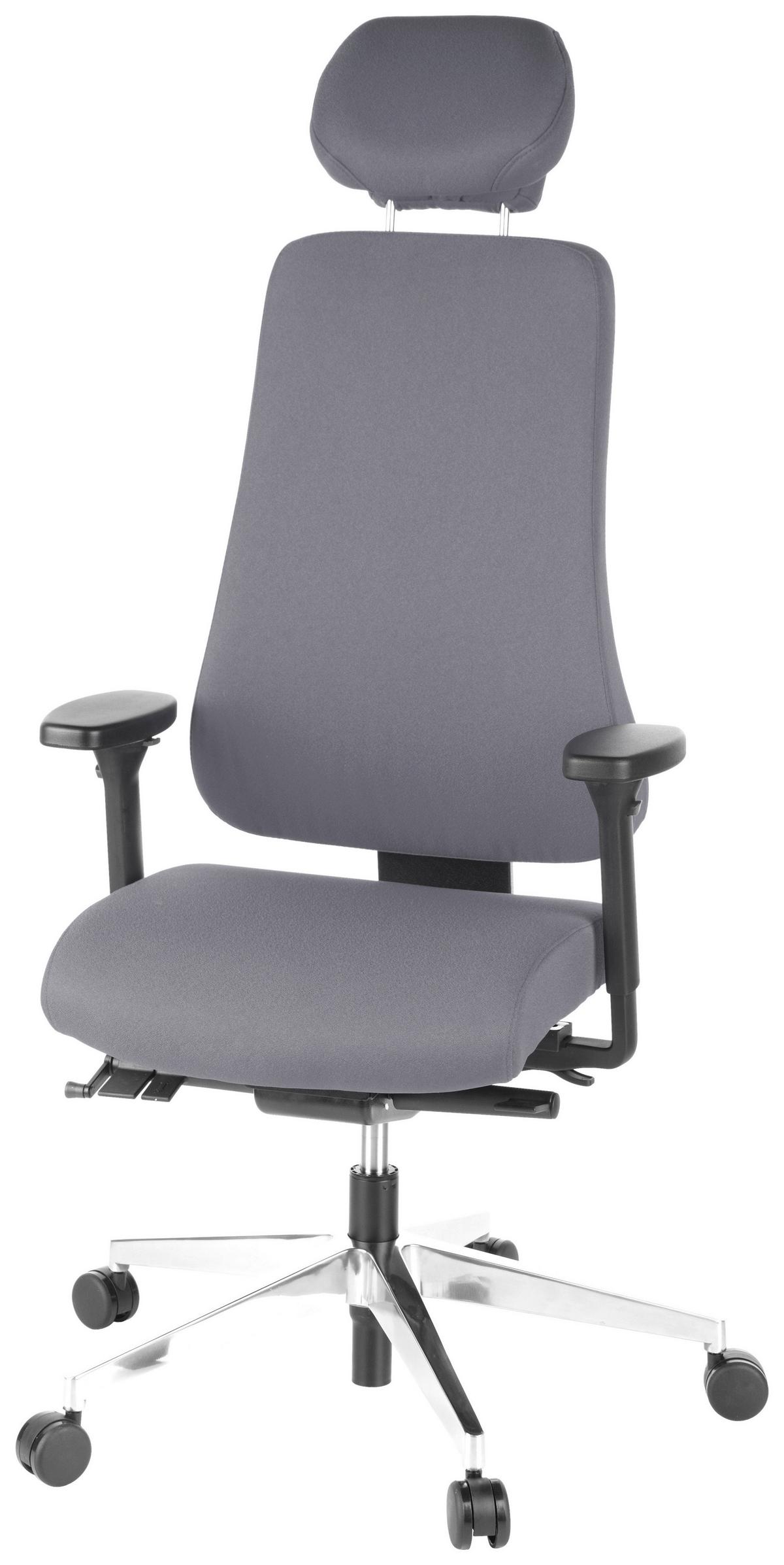 Drehstuhl Pro-Tec 400 Anthrazit - Anthrazit, MODERN, Kunststoff/Textil (70/148/65cm) - MID.YOU