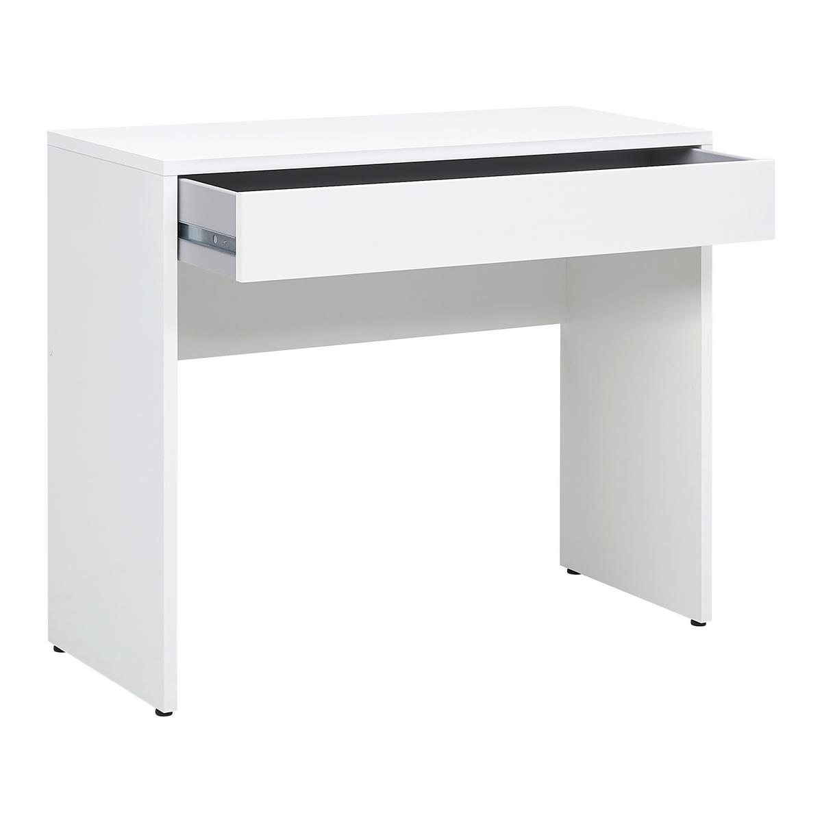 Psací stůl ESPRESSO - bílá, Moderní, kompozitní dřevo (100/81,4/40,5cm) - Mömax