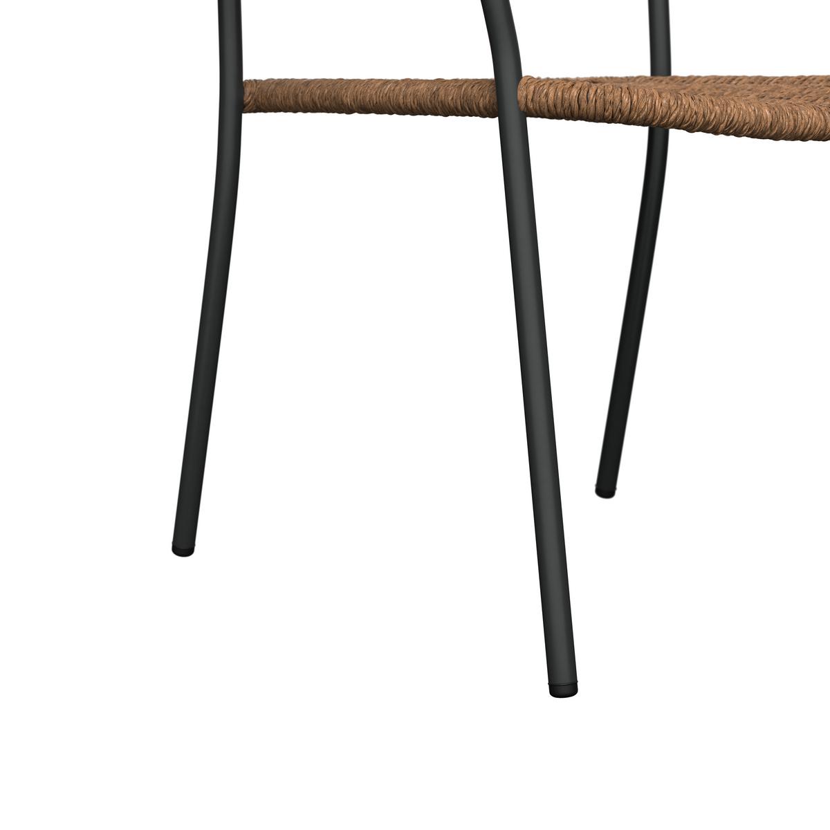 Gartensessel Clara - Gelb/Braun, MODERN, Kunststoff/Metall (58/63/90cm) - Beldano