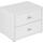 Nočný Stolík 4-you Yuk12  *cenový Trhák* - biela, Konvenčný, kompozitné drevo (50/38.1/35.2cm)