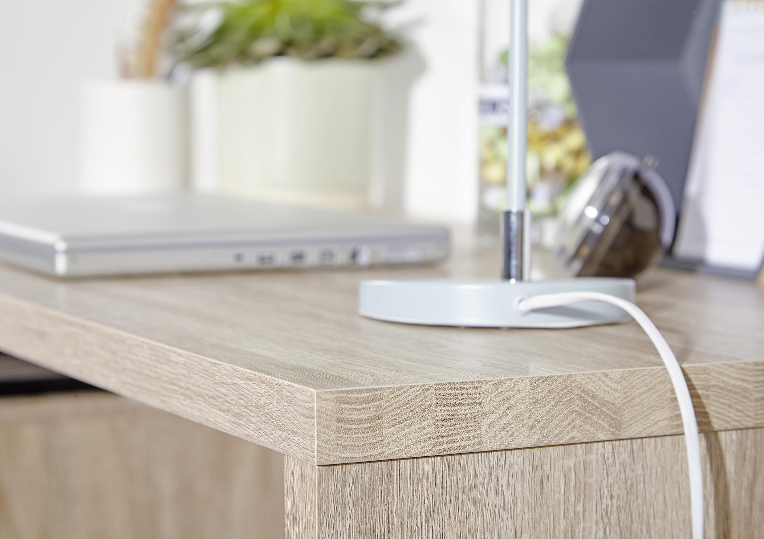 Gut kombinierbarer Schreibtisch mit Schubladen