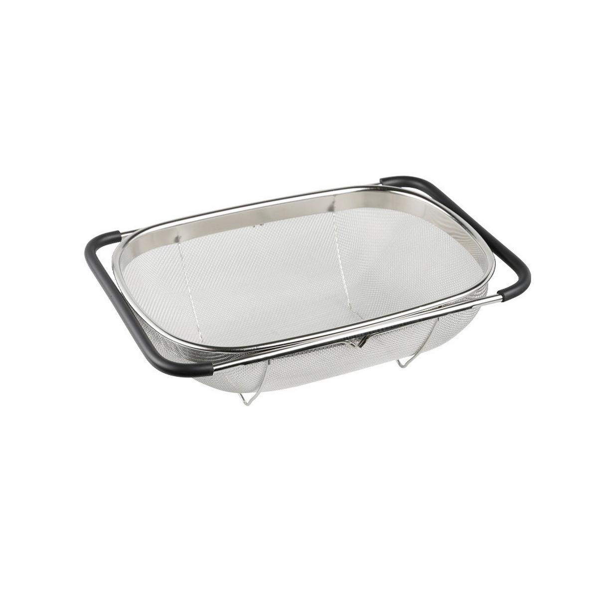 Küchensieb Edelstahl Silberfarben D: 36,5 cm - Silberfarben, Basics, Metall (36,5cm) - Kesper