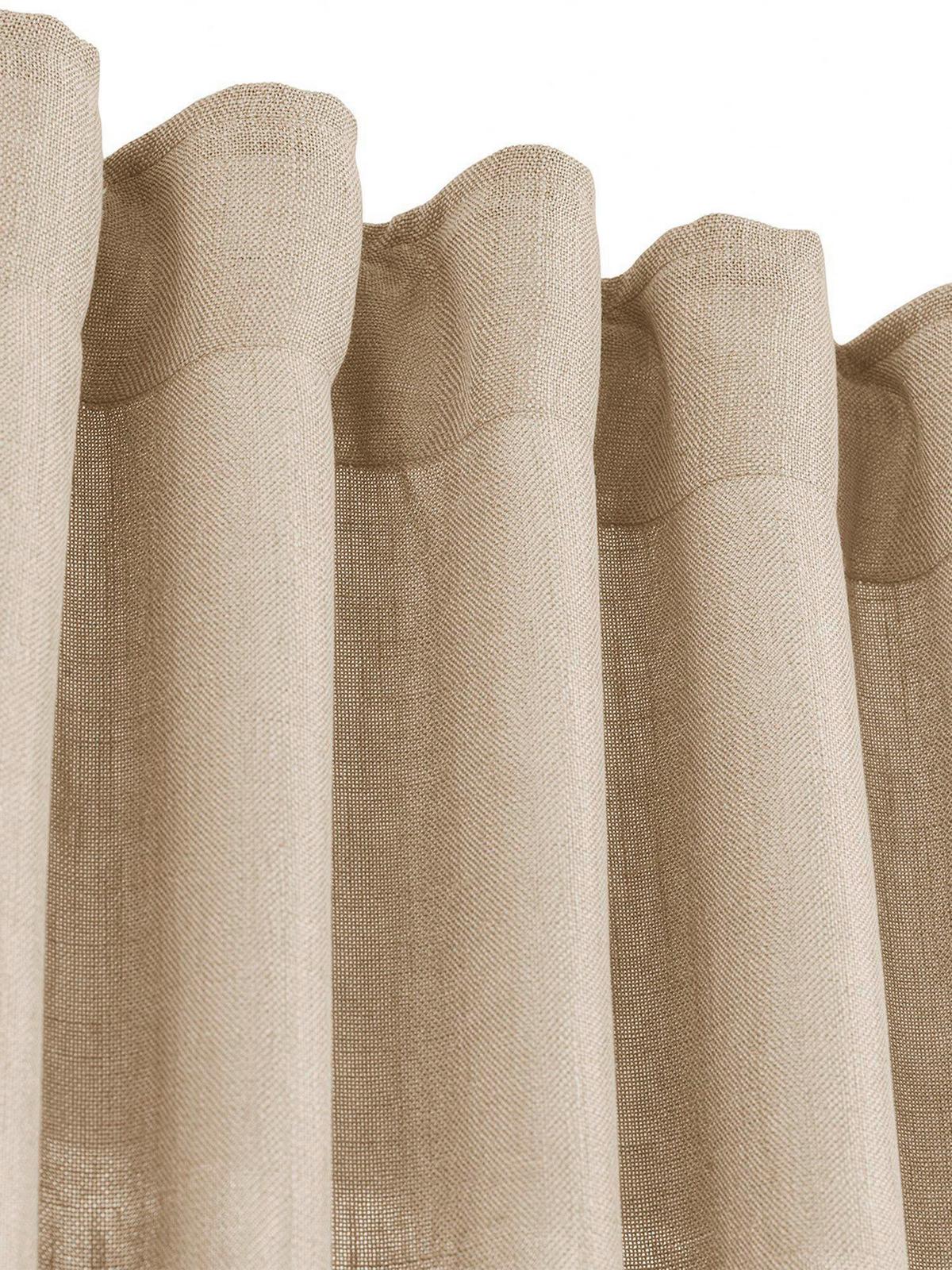 HOTOVÝ ZÁVES CECIL - béžová, Basics, textil (145/320cm) - Svanefors