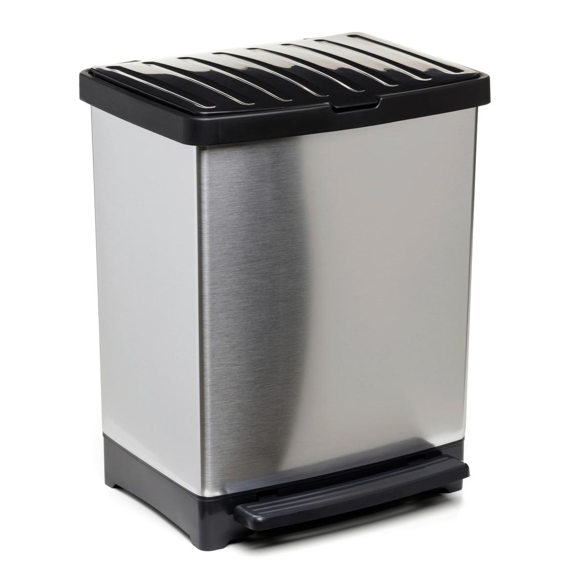 nášľapný odpadkový kôš CUBIK - Konventionell (33,3/39/30cm) - Mömax