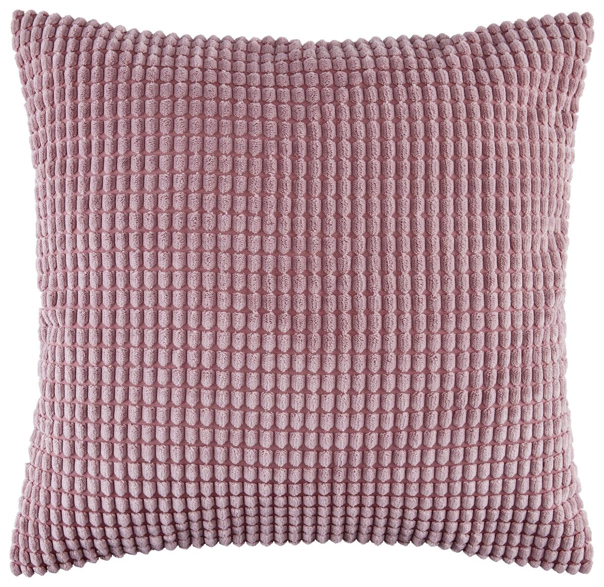Díszpárna Halina Kb. 45/45cm - fáradtrózsaszín, Modern, textil (45/45cm) - Luca Bessoni