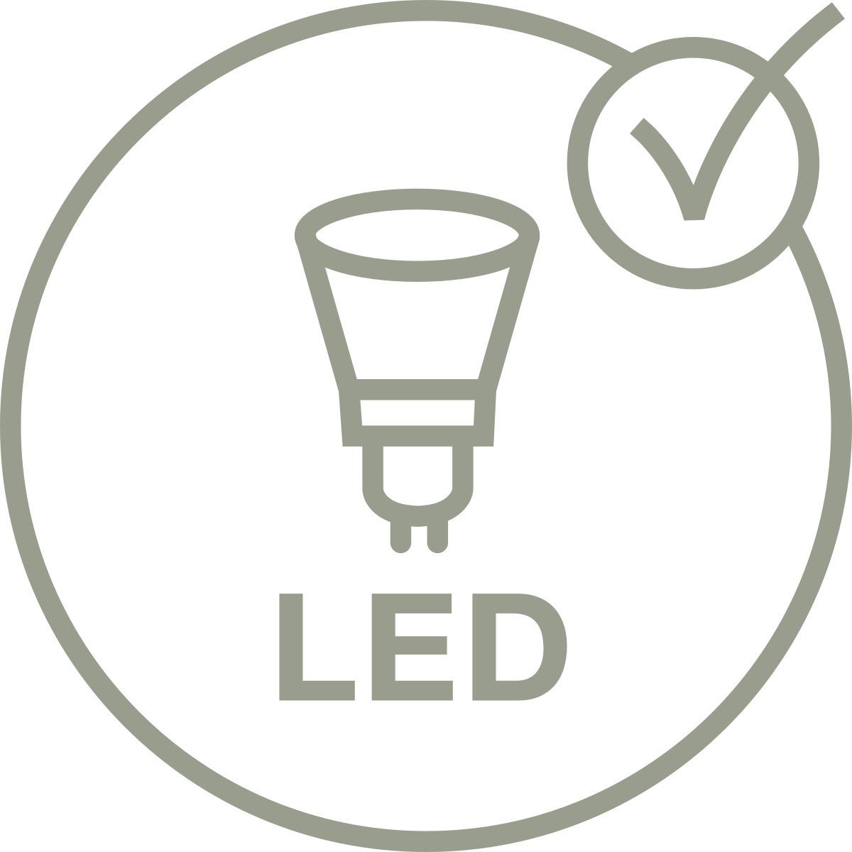 STROPNÉ LED SVIETIDLO LORELEI - číra/šampanská, Design, kov/plast (110/88/12cm) - Globo