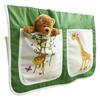 Betttasche aus Baumwolle Mit 2 Fächern, Multicolor - Multicolor, KONVENTIONELL, Textil (56/32/2cm) - MID.YOU