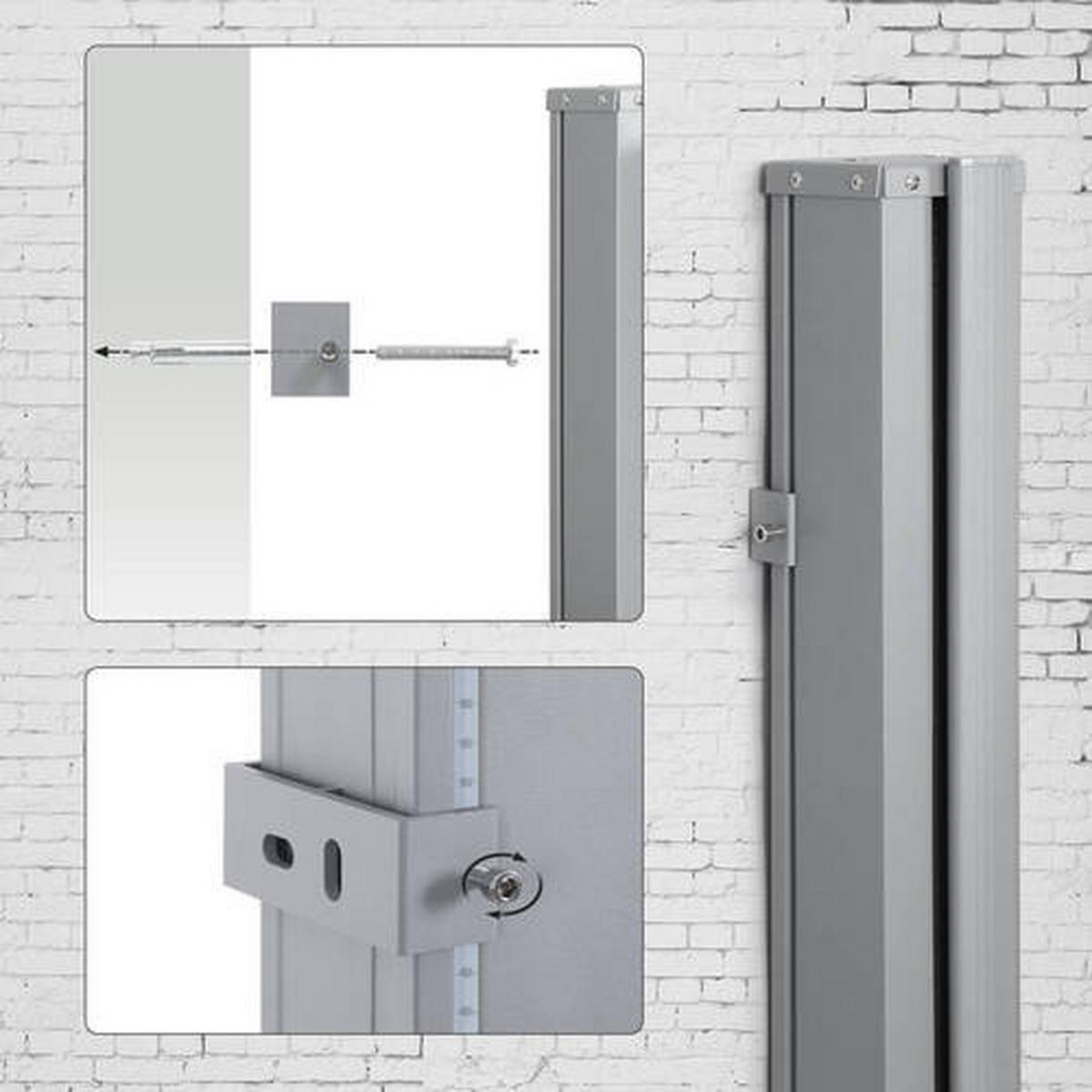 Markise Dunkelgrau Grau Bxh: 350x200 Cm - Dunkelgrau/Grau, Basics, Textil/Metall (350/200cm) - Modante