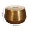 Beistelltisch Aus Handarbeit Mahesh, Goldfarben lackiert - Goldfarben, LIFESTYLE, Metall (60/60/36cm) - Livetastic Beistelltisch Aus Handarbeit Mahesh, Goldfarben lackiert - Goldfarben, LIFESTYLE, Metall (60/60/36cm) - Livetastic