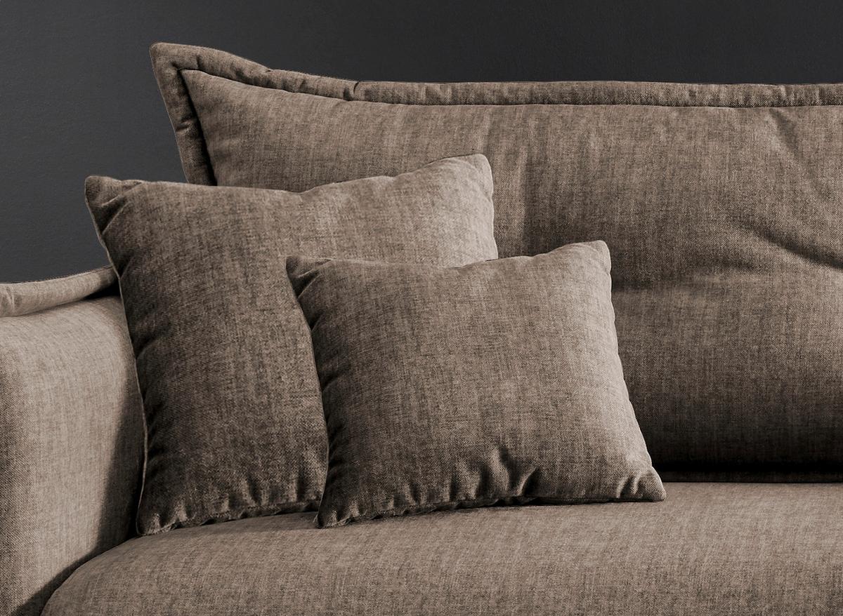 Ecksofa Lava Braun S: 255/180 Cm - Türkis/Schwarz, MODERN, Textil (255/180cm) - Livetastic