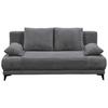 Schlafsofa Sally Anthrazit B: 211 Cm - Anthrazit/Schwarz, KONVENTIONELL, Textil (211/96/105cm) - MID.YOU