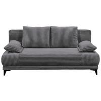 Schlafsofa Sally Anthrazit B: 211 Cm - Anthrazit/Schwarz, KONVENTIONELL, Textil (211/96/105cm) - MID.YOU