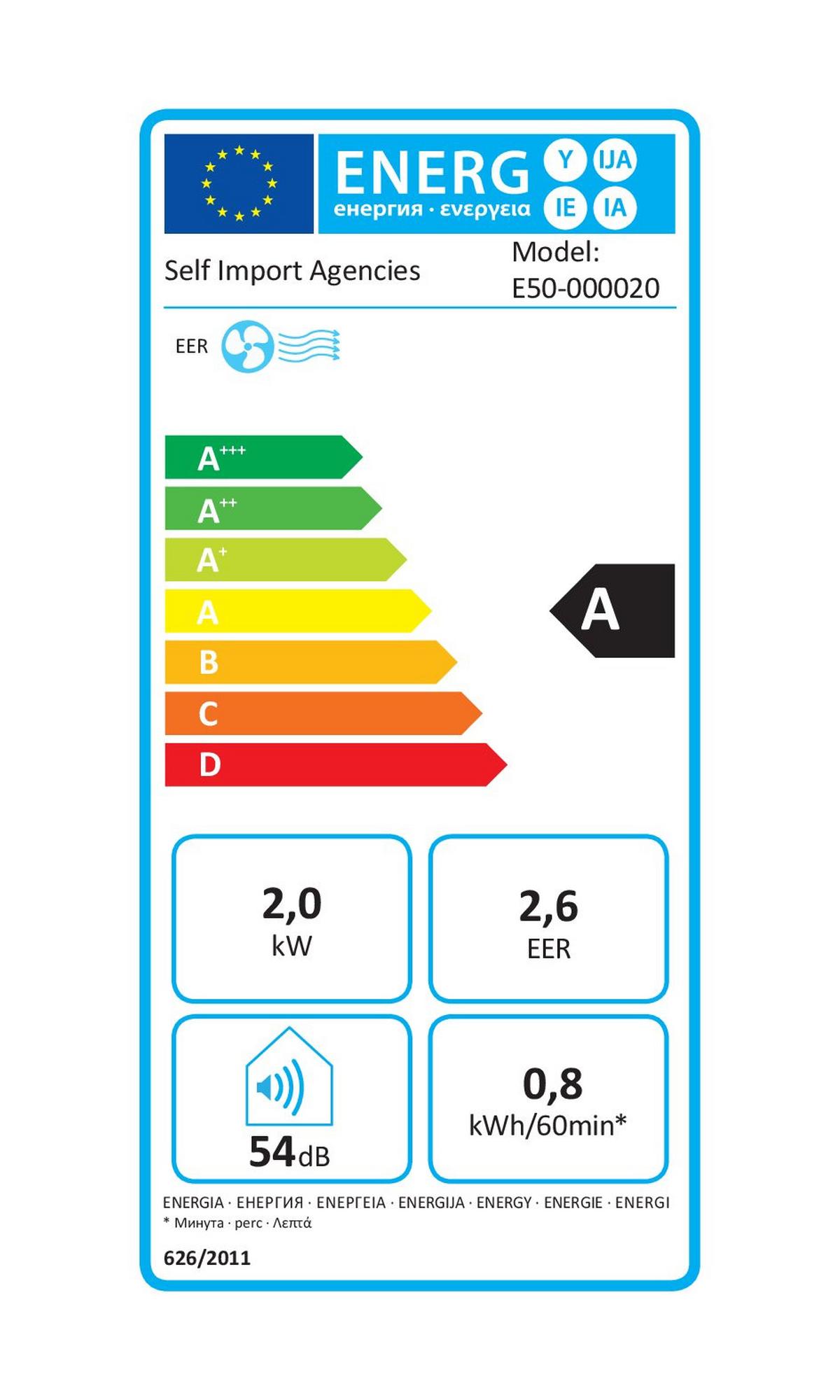 Klimaanlage Klimaanlage 2000 Watt - Weiß, Basics, Kunststoff (31/31/64cm)