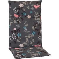 Hochlehner Auflage Bregenz 118x50x6cm Grau/rosa - Rosa/Grau, Basics, Textil (118/50/6cm) - Gardenson