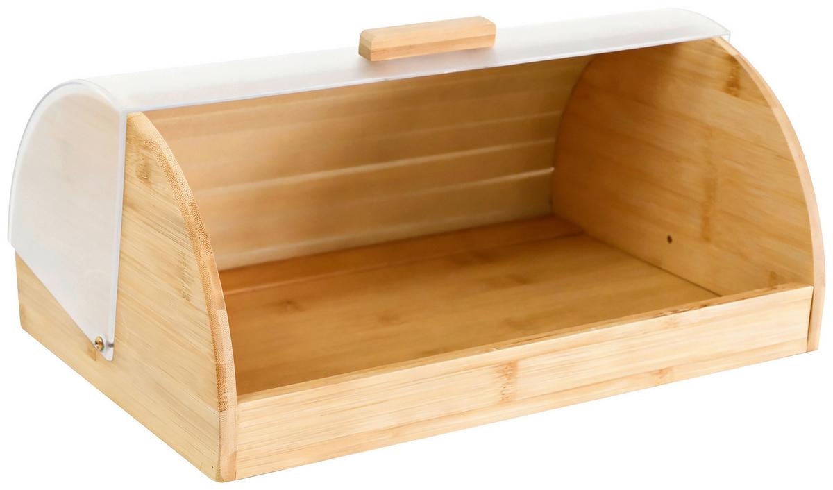 BROTKASTEN DIRK - Klar/Naturfarben, KONVENTIONELL, Holz/Kunststoff (38/27/16cm) - James Wood